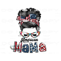 American Mama #10930 Sublimation transfer - Heat Transfer