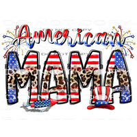 American Mama #10931 Sublimation transfer - Heat Transfer