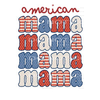 American Mama #5353 Sublimation transfers - Heat Transfer