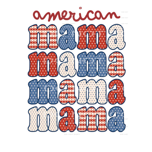 American Mama #5353 Sublimation transfers - Heat Transfer