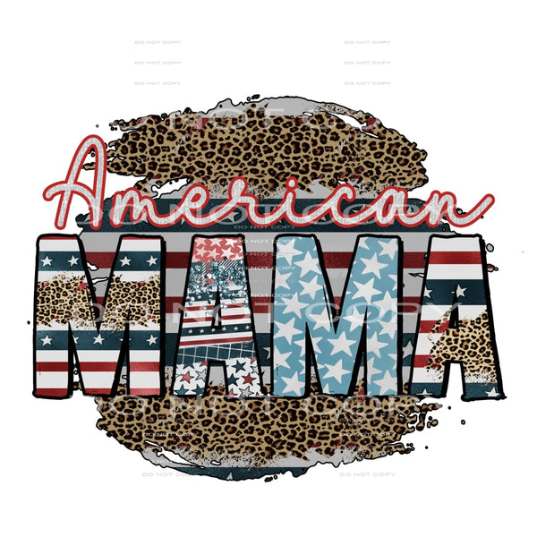 American Mama #5514 Sublimation transfers - Heat Transfer
