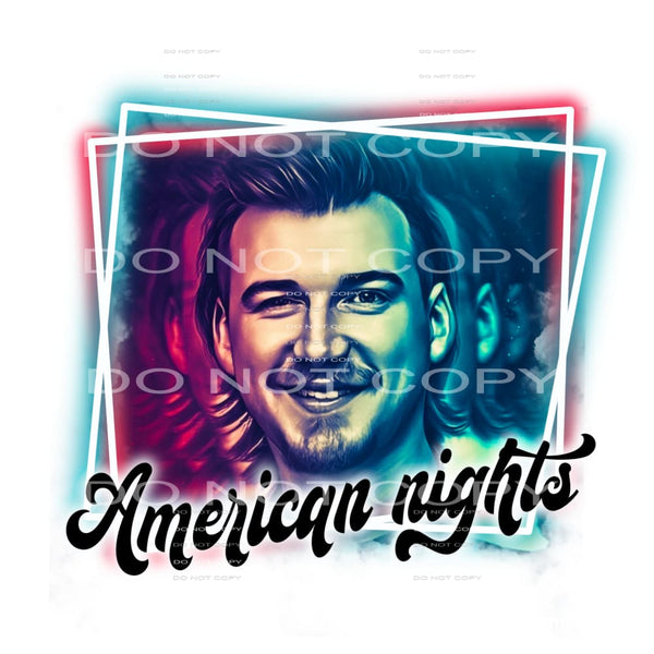 American Nights # 835 Sublimation transfers - Heat Transfer