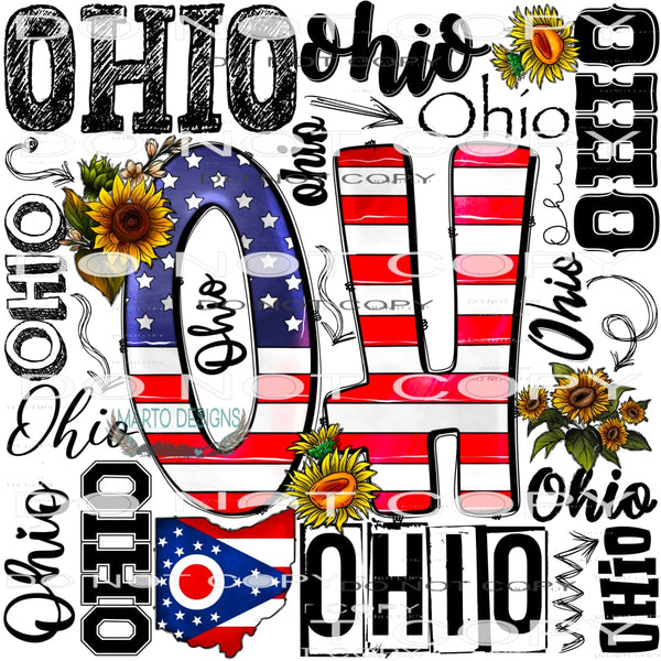 American Ohio #10805 Sublimation transfers - Heat Transfer