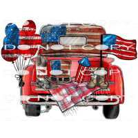 American Truck #10906 Sublimation transfer - Heat Transfer