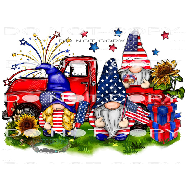 American Truck Gnome #10838 Sublimation transfers - Heat
