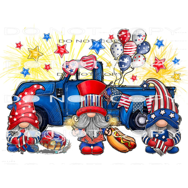 American Truck Gnome #10839 Sublimation transfers - Heat
