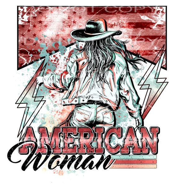 American women #275 Sublimation transfers - Heat Transfer