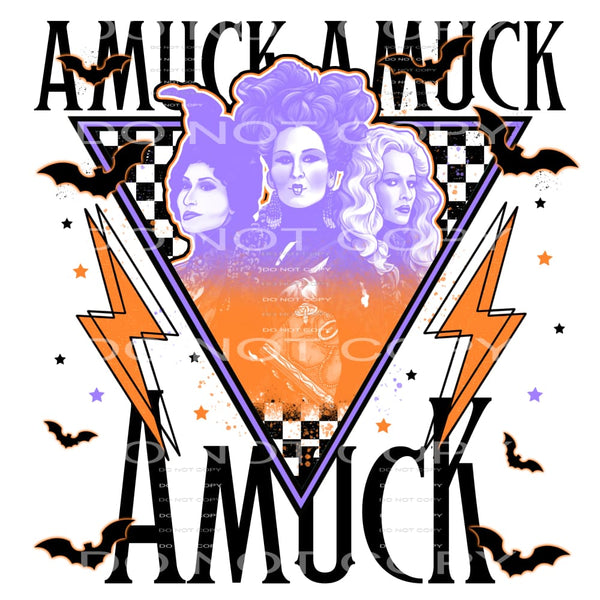 Amuck Amuck Amuck #5883 Sublimation transfers - Heat