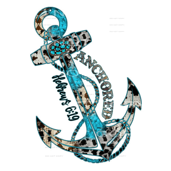 Anchored cowhide # 615 Sublimation transfers - Heat Transfer