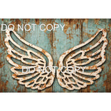 Angel Wings ONLY 6 sizes available # 025 Wood Laser Blank
