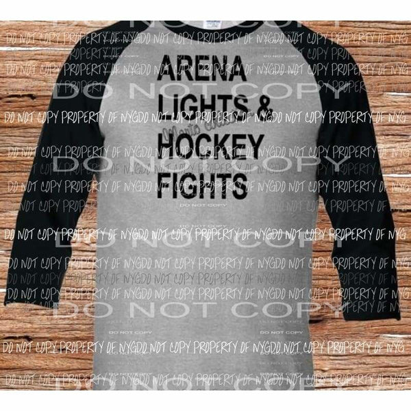 Arena Nights and Hockey Fights sublimation transfers Heat Transfer