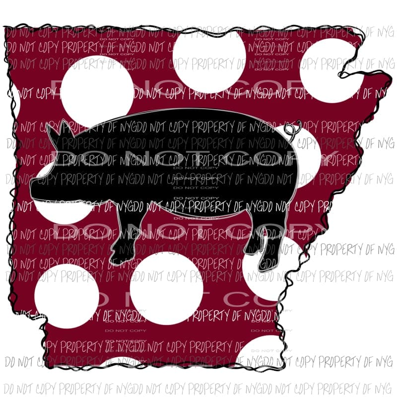 martodesigns - Arkansas State Razorbacks hand Drawn