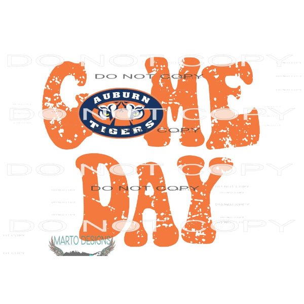 Auburn Game Day #10958 Sublimation transfer - Heat Transfer