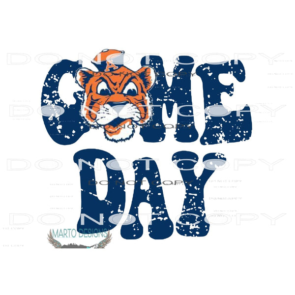 Auburn Game Day #10975 Sublimation transfer - Heat Transfer