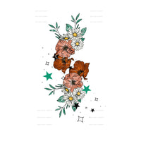 Autumn flowers # 303 Sublimation transfer - Heat Transfer