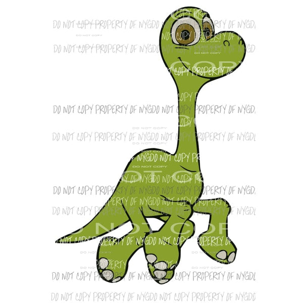 Baby Dino #1 green Sublimation transfers Heat Transfer