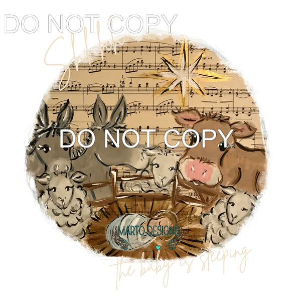 Baby Is Sleeping #153 Sublimation transfers - Heat Transfer