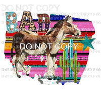 Bad Ass 2 Donkey Sublimation transfers Heat Transfer