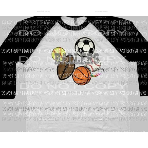 Baller all sports sublimation transfer Heat Transfer