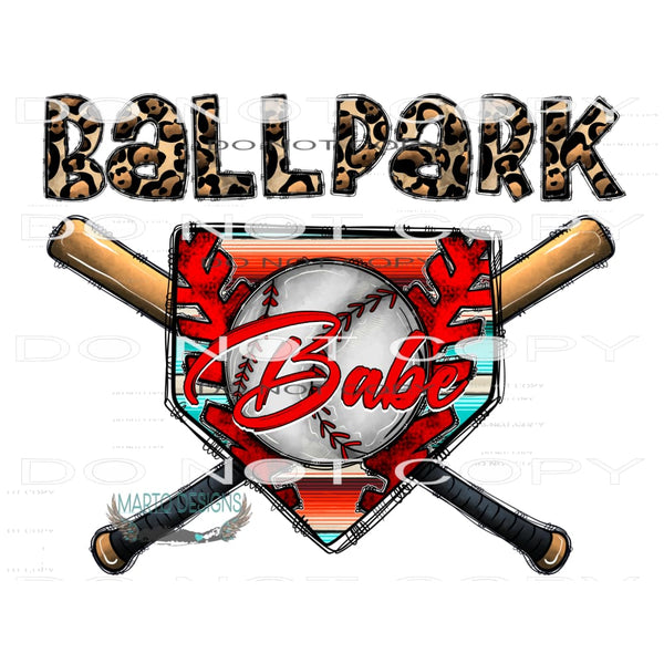 Ballpark Babe #10708 Sublimation transfers - Heat Transfer