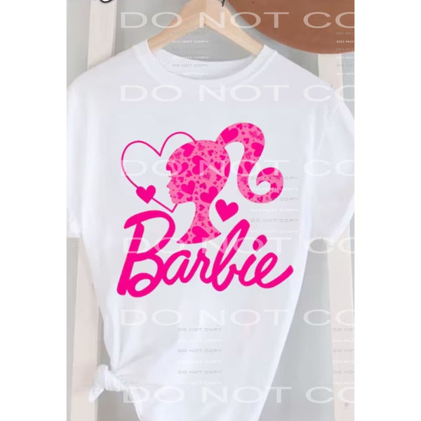 barbie 10 Sublimation transfers - Heat Transfer Graphic Tee