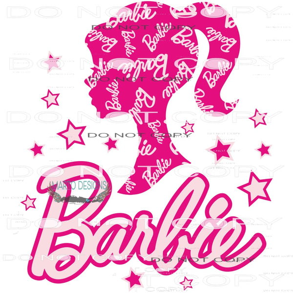 Barbie #6397 Sublimation transfers - Heat Transfer Graphic