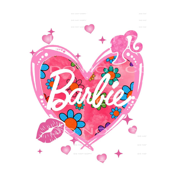 barbie heart # 89934 Sublimation transfers - Heat Transfer