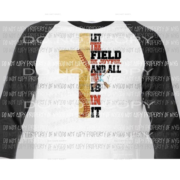 Baseball Cross sublimation transfer Heat Transfer