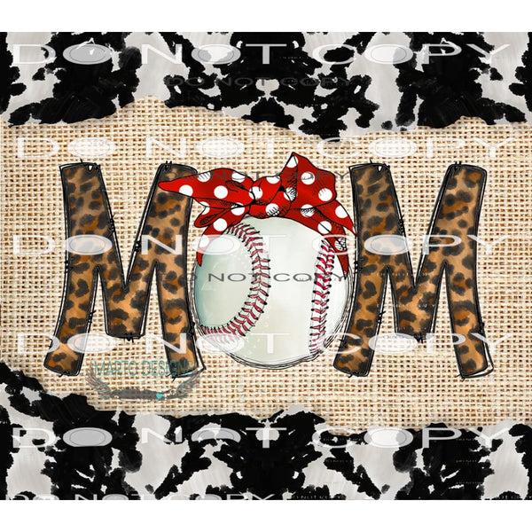 Baseball Mama #10656 Sublimation transfers - Heat Transfer