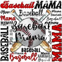 Baseball Mama #10664 Sublimation transfers - Heat Transfer