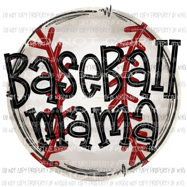 baseball mama #4 Sublimation transfers Heat Transfer