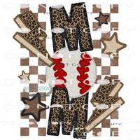 Baseball Mom #7493 Sublimation transfers - Heat Transfer