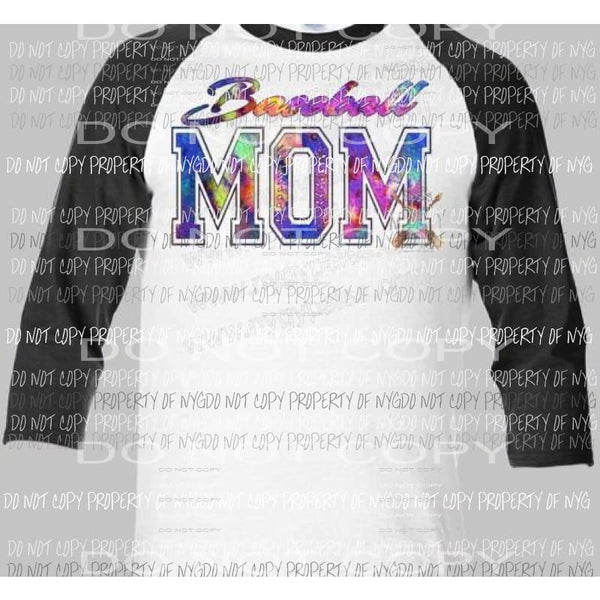 Baseball mom pastel sublimation transfer Heat Transfer