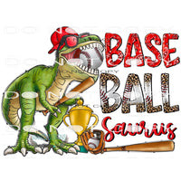 Baseball-Saurus #10744 Sublimation transfers - Heat