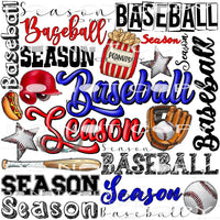 Baseball Season #10690 Sublimation transfers - Heat