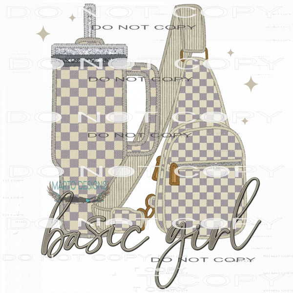 Basic Girl #7663 Sublimation transfer - Heat Transfer