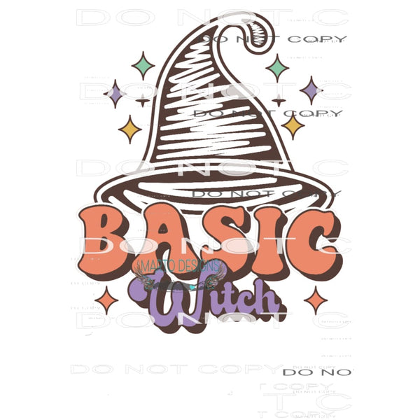 Basic Witch #6498 Sublimation transfers - Heat Transfer