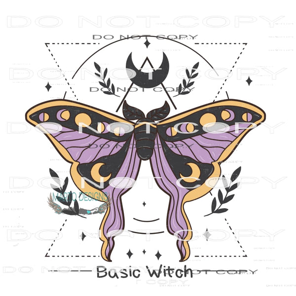 Basic Witch #6802 Sublimation transfers - Heat Transfer