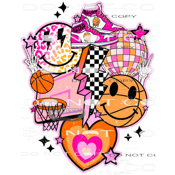 Basketball #9342 Sublimation transfers - Heat Transfer