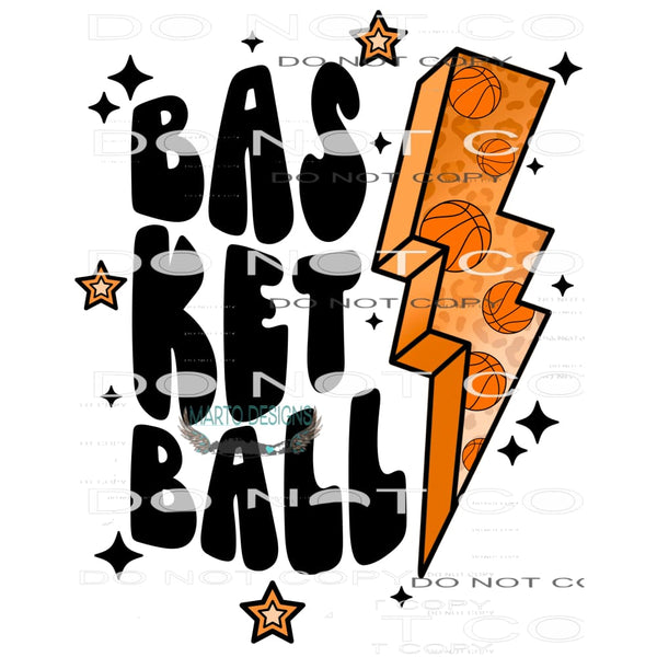 Basketball #9347 Sublimation transfers - Heat Transfer