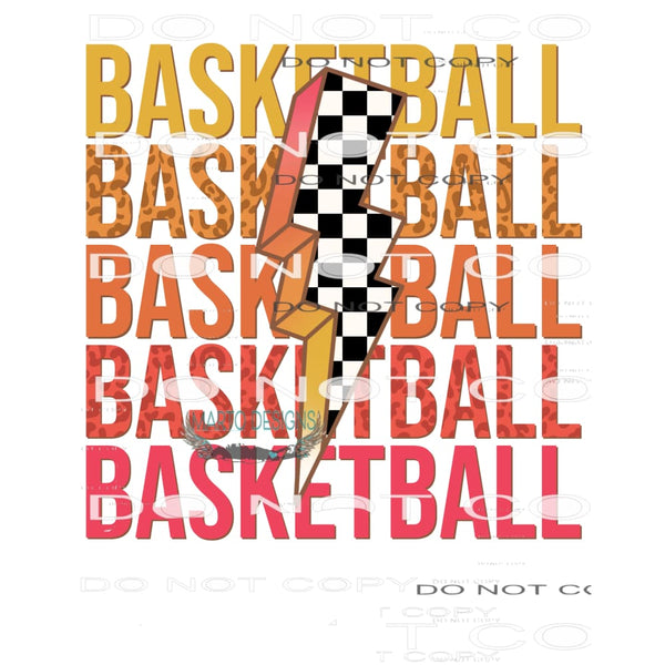 Basketball #9348 Sublimation transfers - Heat Transfer