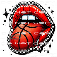 Basketball Lips #10289 Sublimation transfers - Heat