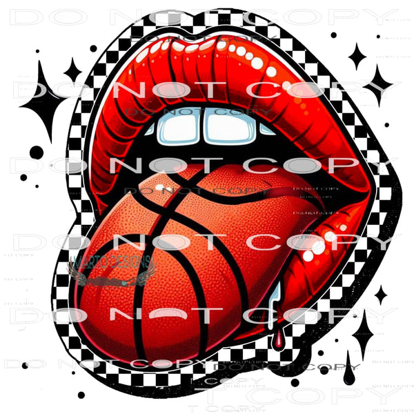 Basketball Lips #10289 Sublimation transfers - Heat
