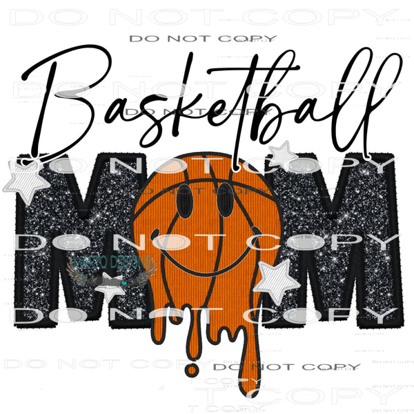 Basketball Mom #7308 Sublimation transfers - Heat Transfer