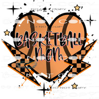 Basketball Mom #9361 Sublimation transfers - Heat Transfer