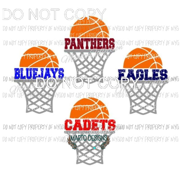 Basketball team shirts - read description Heat Transfer