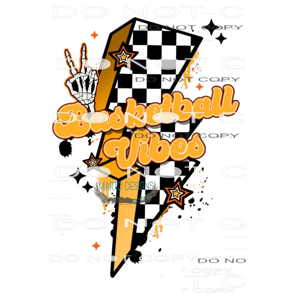 Basketball Vibes #6352 Sublimation transfers - Heat Transfer