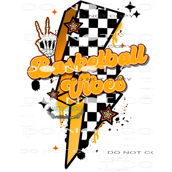 Basketball Vibes #9349 Sublimation transfers - Heat Transfer