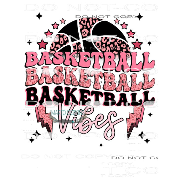 Basketball Vibes #9350 Sublimation transfers - Heat Transfer