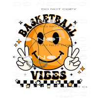 Basketball Vibes #9352 Sublimation transfers - Heat Transfer